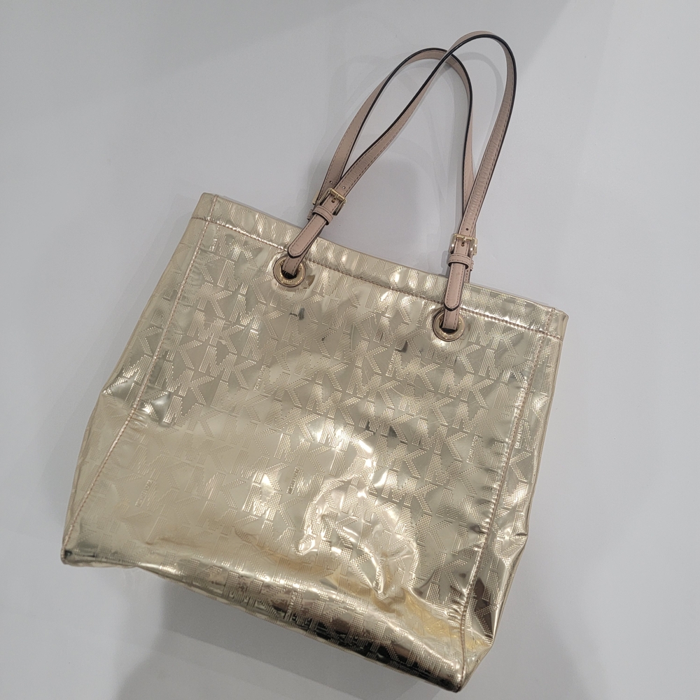 Michael Kors Metallic Gold Tote